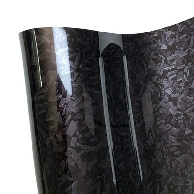 Pet Forged Carbon Fiber Car Wrap Film, Color Changing Film, Glossy and Matte Interior, Rearview Mirror, Motorcycle Trunk Sticker (Body sticker) - pet-forged-carbon-film-black-30cm30cm
