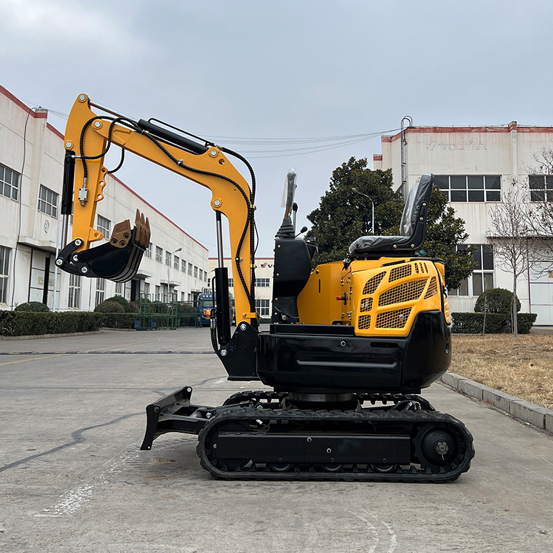 2 tons of small excavator engine reliable garbage disposal micro-excavator EZ-13 4