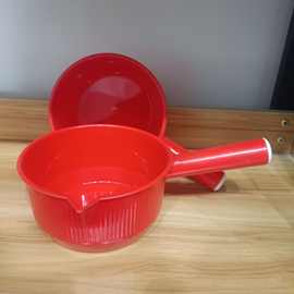 R267大号水勺红色塑料水瓢红色水瓢水舀子2元货源1元批发厨房用品