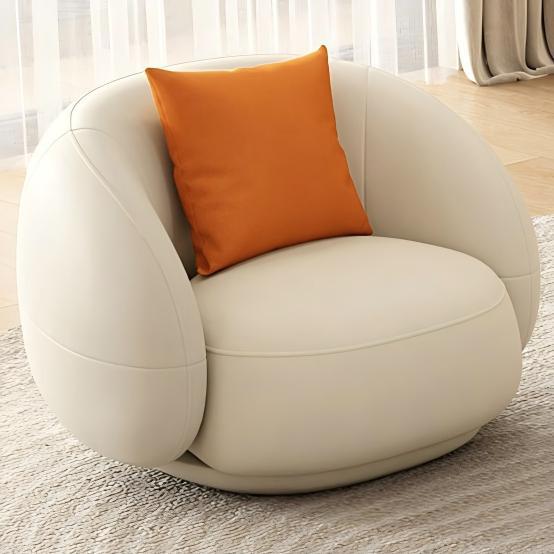 Salón de belleza sofá sala de estar recepción creativa tienda de ropa estilo crema sofá pequeño sala de estar apartamento pequeño moderno y simple