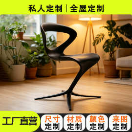 个性休闲椅北欧轻奢现代简约设计师款客厅家用沙发卧室休闲椅定制