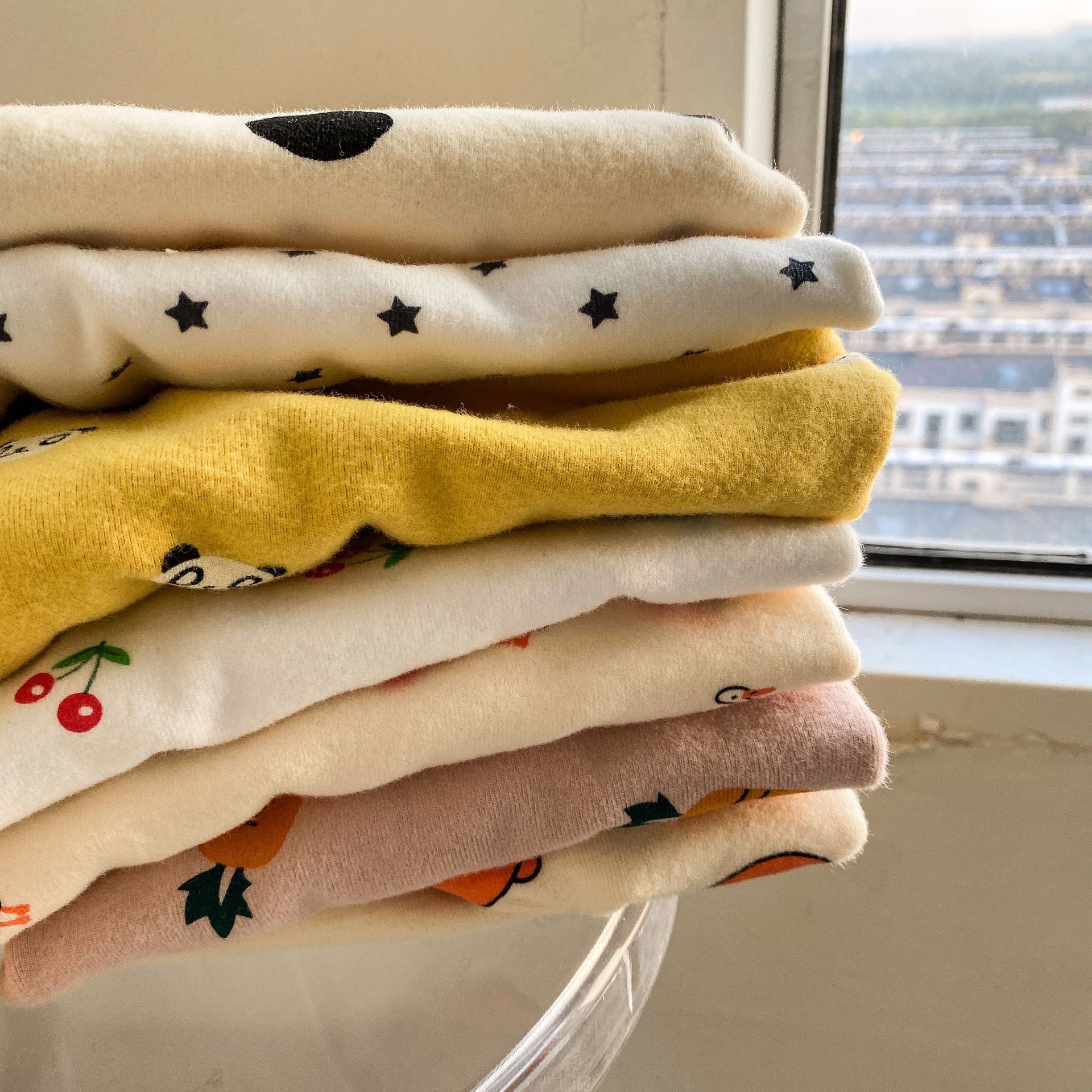 Children's Home Clothing Autumn and Winter Cotton Sanding Cartoon Pajamas Autumn Clothes Autumn Trousers Boys and Girls Warm Round Neck Underwear suit