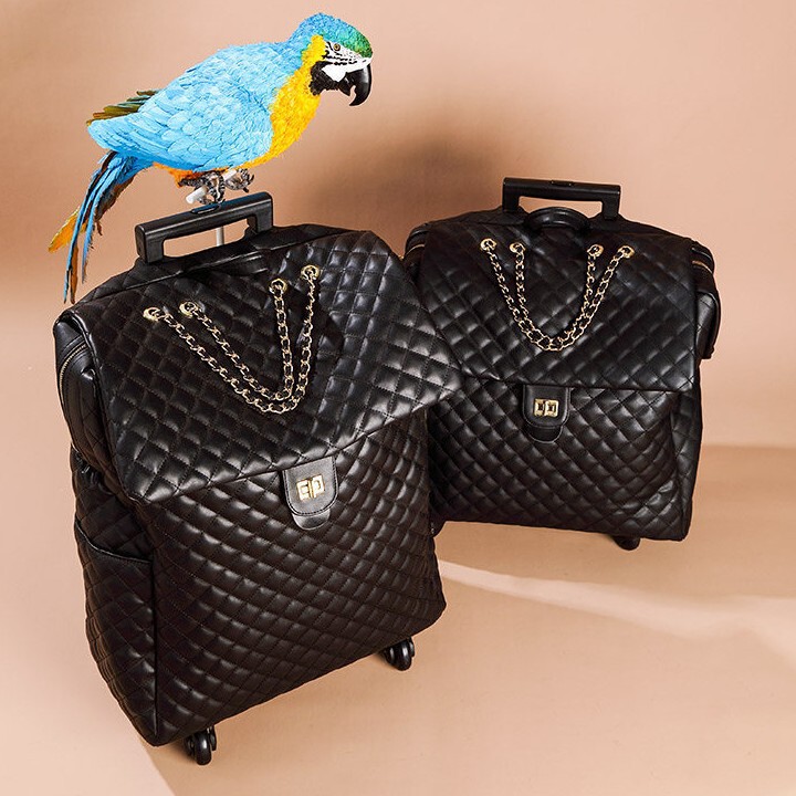Fashionable Travel Suitcase 20inch Trolley Bag Stylish Carry-On Luggage Lightweight Suitcase Zipper Case 18inch Lightweight Handbag Suitcase