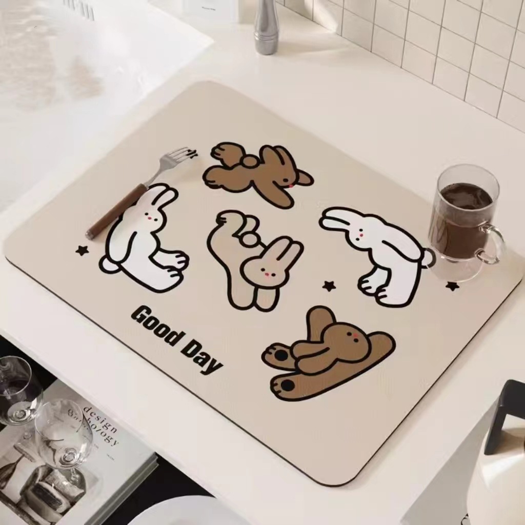 우유 커피 토끼