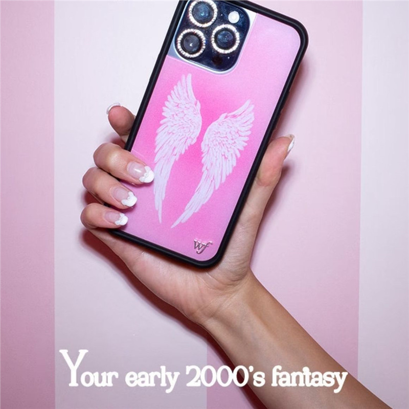 wf天使之翼适用iphone16pro max苹果16plus欧美15复古14野花13潮|undefined