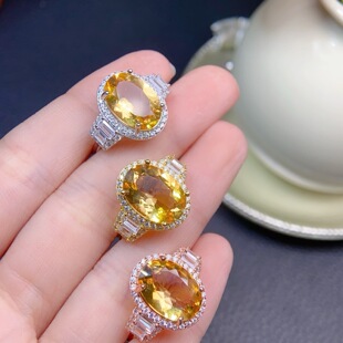 ��Ȼ��ؔ�Sˮ����ָ�����Ƕ��ʯҎ��10*14mms925���y�18k����