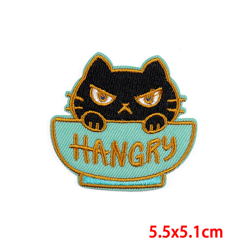 9g Weight Cloth Sticker Event & Party Supplies Clothing Sticker Patches Classification Cartoon, Letter, Cat Pattern Cute Style Cute Cartoon Letter Cat Clothing Sticker Patches Cloth Sticker 1
