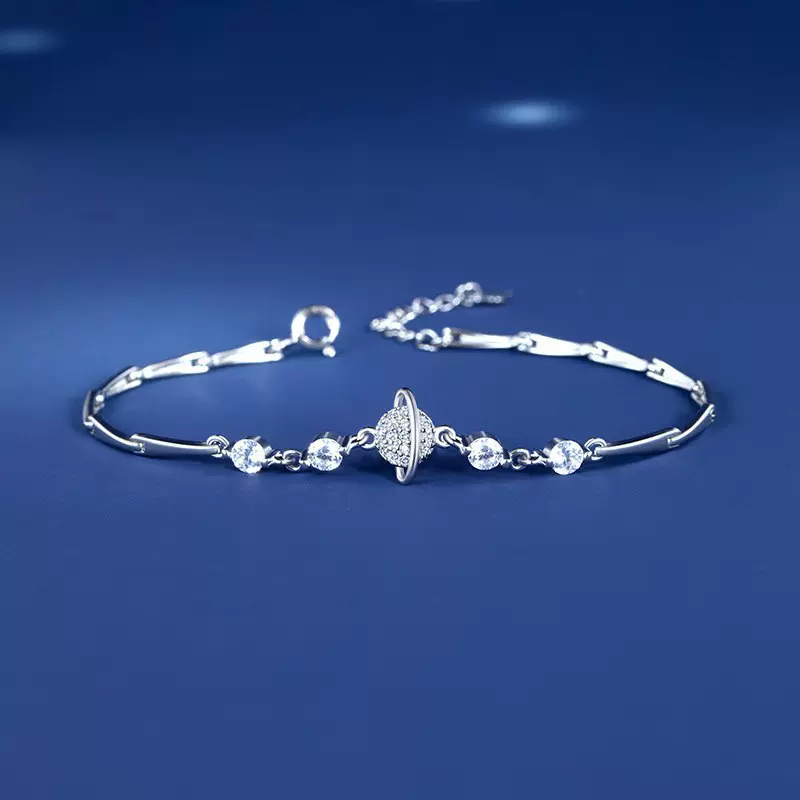 星球S925纯银手链女生ins风小众设计气质感手饰品生日礼物送女友