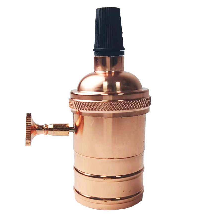 El comercio electrónico transfronterizo se especializa en portalámparas estilo Edison americano, lámparas creativas de cuerda de cáñamo DIY, bases de lámparas retro, portalámparas E27/E26.