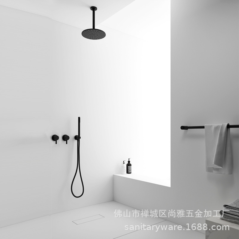 Exported to Australia and New Zealand Watermark Hidden Shower Head Australian Certified Hotel In-Wall Shower Head