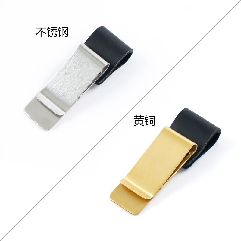 Crazy Horse leather black [stainless steel]]