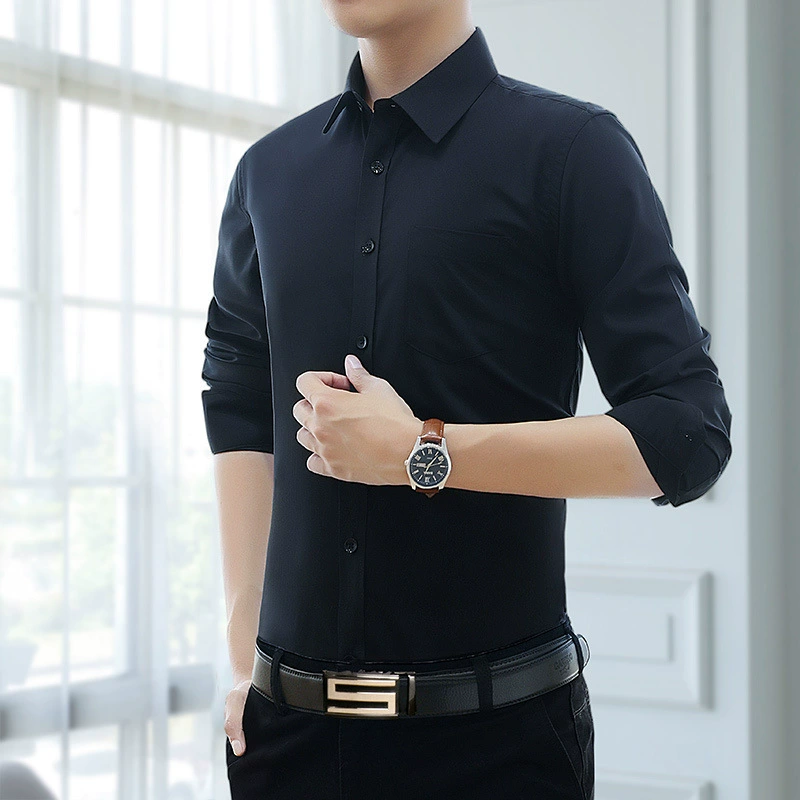 Autumn summer base shirt for work, plus size
