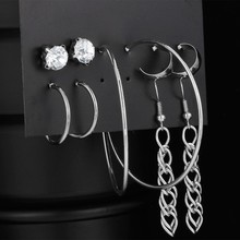 ŷ���羳���⸴�ż�Լ���ն������Ե�ˮ�������װ5��װearrings