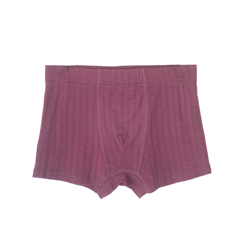 100% Merino Wool Men's Underwear, Warm, Breathable, Antibacterial, Merino Underwear, Mid-Waist Boxer Briefs