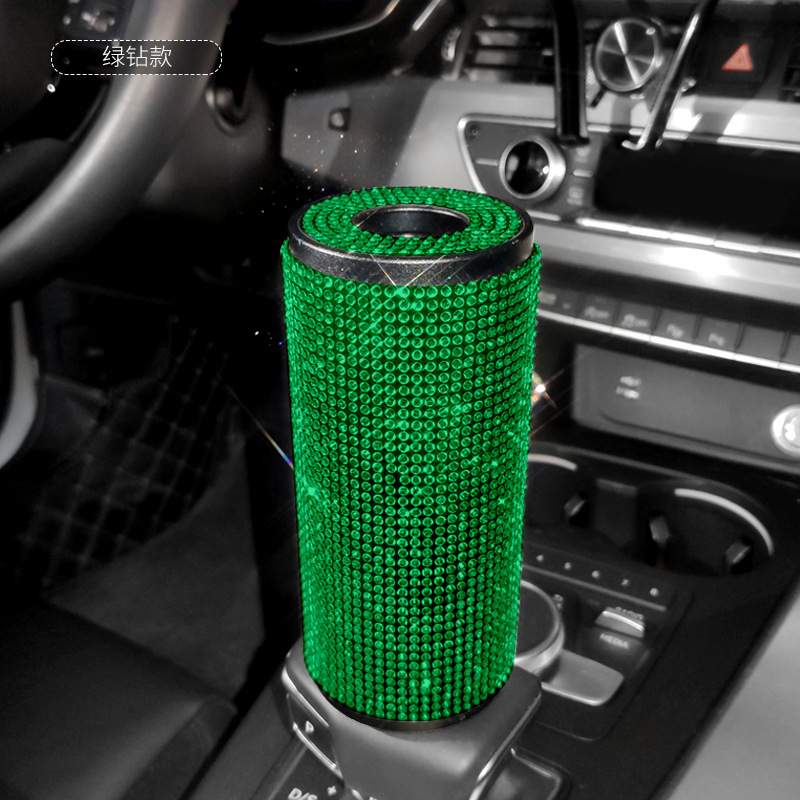 Caja de pañuelos de coche colgando caja de pañuelos de coche diamante-incrustado creativo lindo mujer visera decorativa servilleta de coche cartón