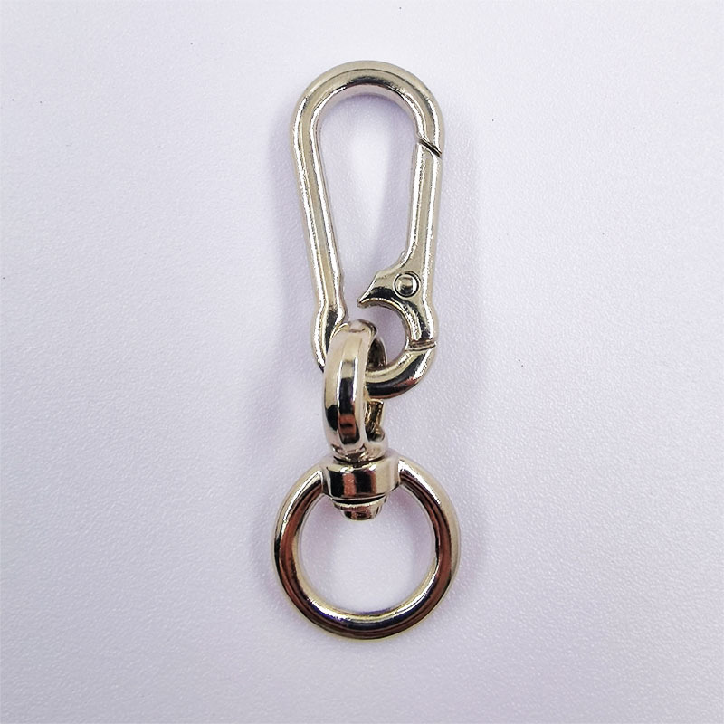 電気泳動黒8字環登山ボタンのキーホルダー