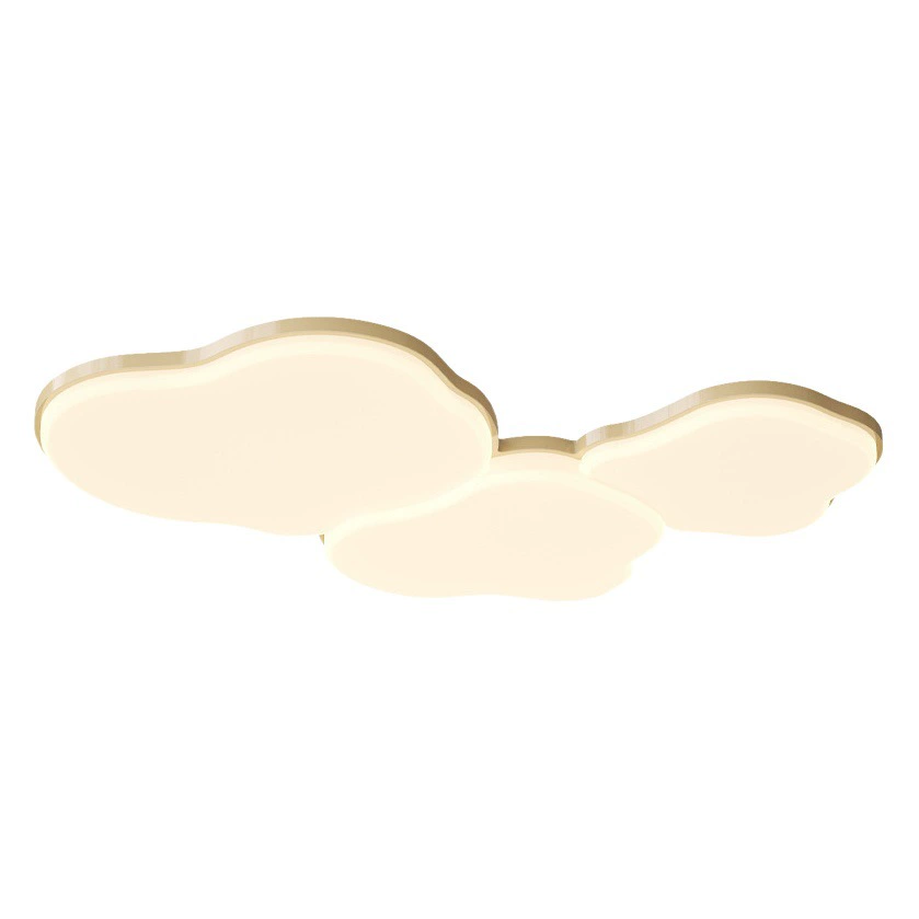 Лампа для гостиной в кремовом стиле Современная простая атмосферная Бытовая потолочная лампа для гостиной Облачная лампа Пакет ламп Гуандун Чжуншань