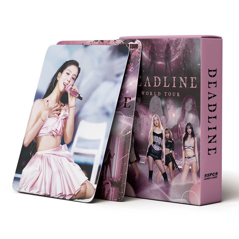 Gz Cross-Border Exclusive Supply of In-Stock Small Cards, Total Link of 55 Photo Cards, K-Pop Star Merchandise, Lomo Small Cards