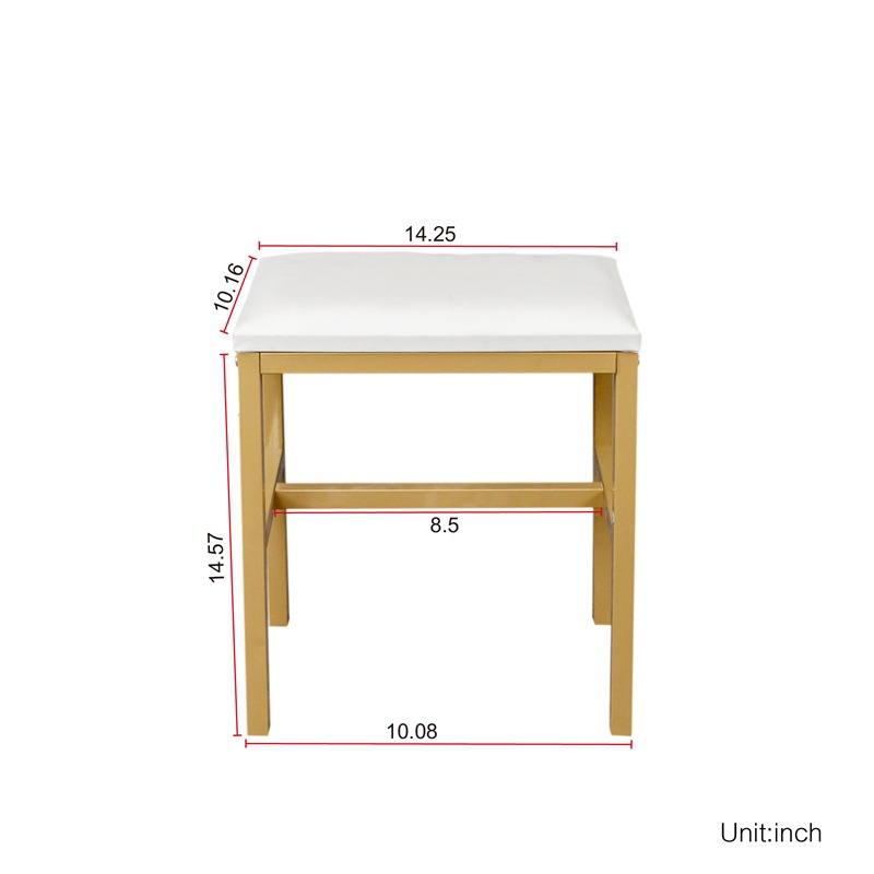 Mesa de maquillaje tocador dormitorio moderno minimalista 2023 nuevo taburete de mesa pequeño con tocador integrado ligero