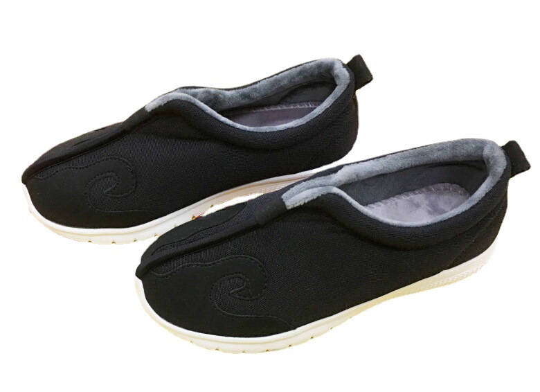 Fleece-Lined Warm Sports Cloud Shoes with Lotus Crown Seal, Cloud Socks, Cotton Shoes, Taoist Shoes, Layperson Shoes, Zen Style Fleece-Lined Warm Sports Cloud Shoes with Lotus Crown Seal, Cloud Socks, Cotton Shoes, Taoist Shoes, Layperson Shoes, Zen Style