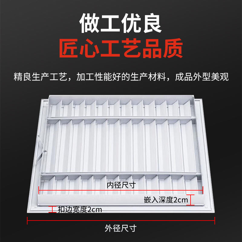 Waterproof and rainproof aluminum alloy vented window heater cover air conditioner outdoor unit cover exterior fixed vented blinds