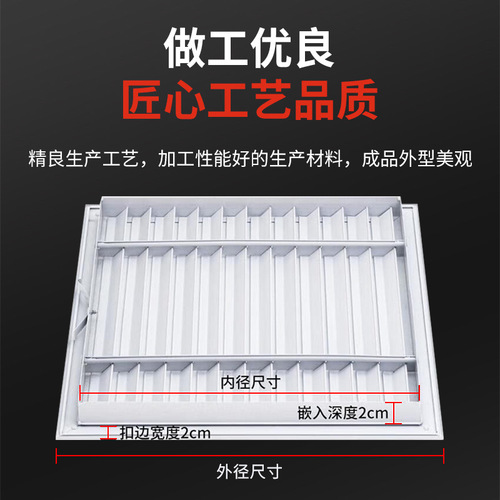 Waterproof and rainproof aluminum alloy vented window heater cover air conditioner outdoor unit cover exterior fixed vented blinds