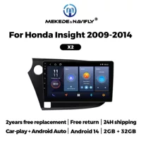 Применяет Honda Honda Insight 09-14 для Android Carplay задним ходом Bluetooth Автомобильная навигация