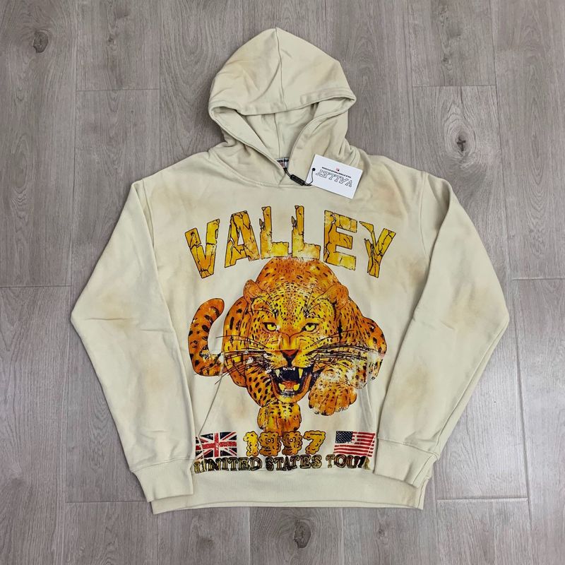 跨境潮牌vale25秋冬新款嘻哈连帽美式印花情侣纯棉卫衣宽松外套|undefined