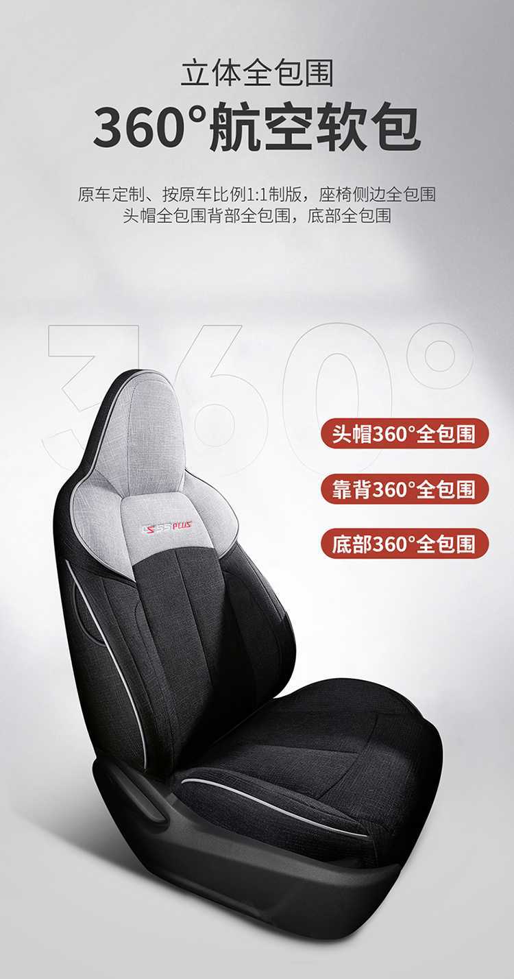 Changan CS55plus special car seat cover four seasons universal full-enclosed cushion linen seat cover second generation third generation