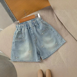 ��ͯ��ѝŮͯ�ļ��¿�ţ��ѝͯ�bŮ���⴩Girls' Denim Shorts