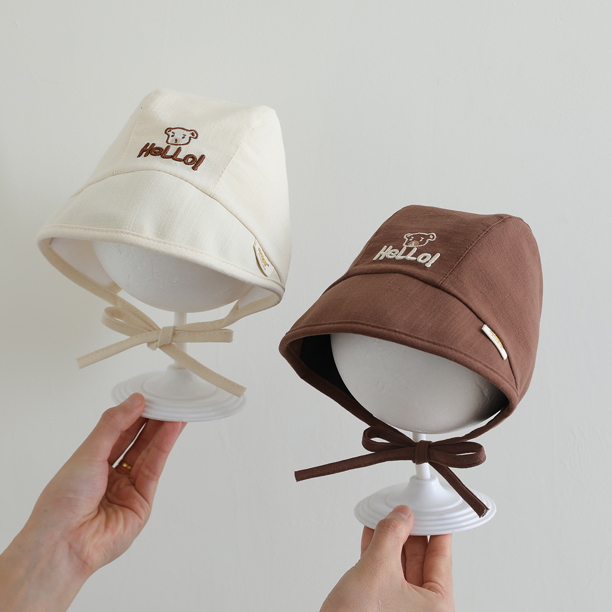 Sombreros para niños coreanos otoño y invierno, gorras transpirables, gorras de princesa, gorras para bebés a prueba de viento, gorras para bebés, gorras para bebés calientes