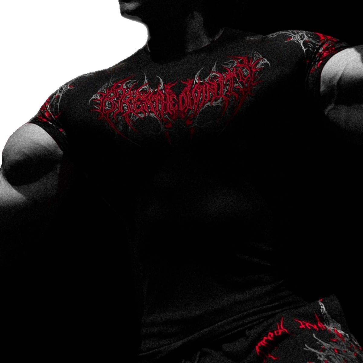 Breathedivinity Men's Fitness Top Sports Training Stretch Tight T-Shirt Cycling Quick-Dry Clothing 008_viptrois.com