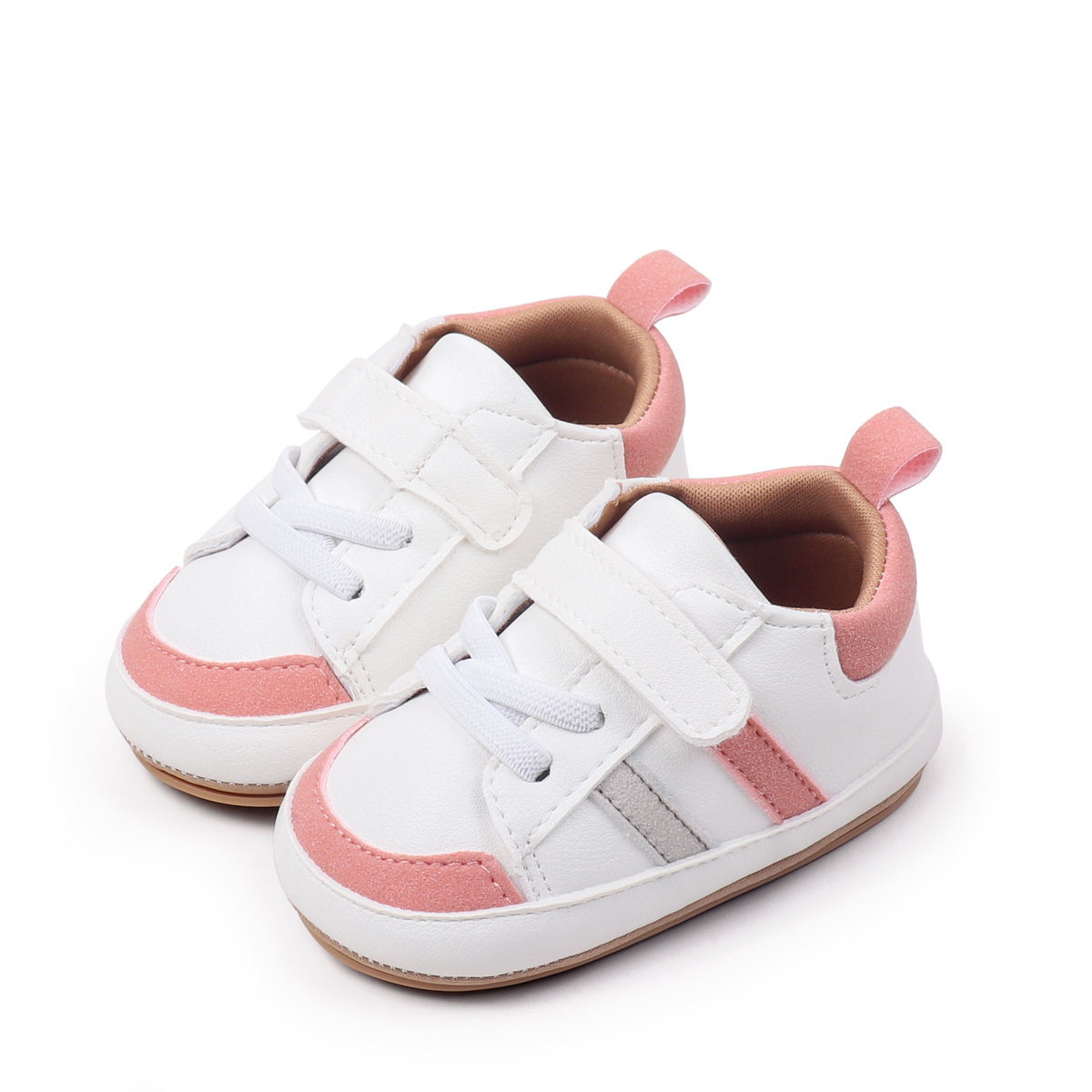 Primavera y otoño nuevos zapatos para niños de 0 a 1 año nuevos zapatos deportivos zapatos de bebé de estilo casual zapatos para niños pequeños con suela de goma antideslizante
