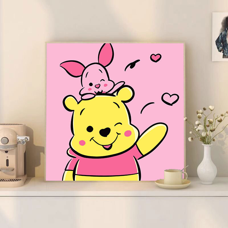 スポンジ・ボブ デジタル油絵 DIY 漫画アニメ 子供向け 手塗り装飾画 置物 環境に優しい|undefined