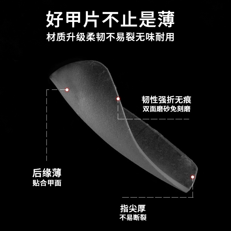 No grinding full frosted light thin nail folded seamless false nail patch extended shaping wearing nail nail wholesale