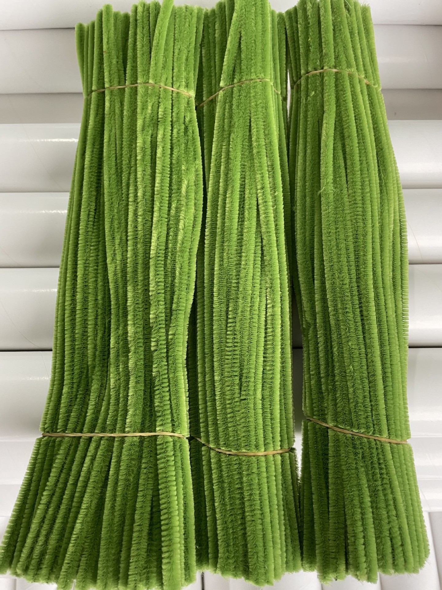 Encriptación de palo trenzado suministro directo al por mayor macaron color pelo raíz lana tira Flor de los niños hecho a mano DIY tulipán flor