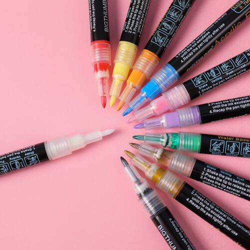 Tianyi acrylic marker pen art color graffiti hand account marker pen water-based paint pen diy painting acrylic pen