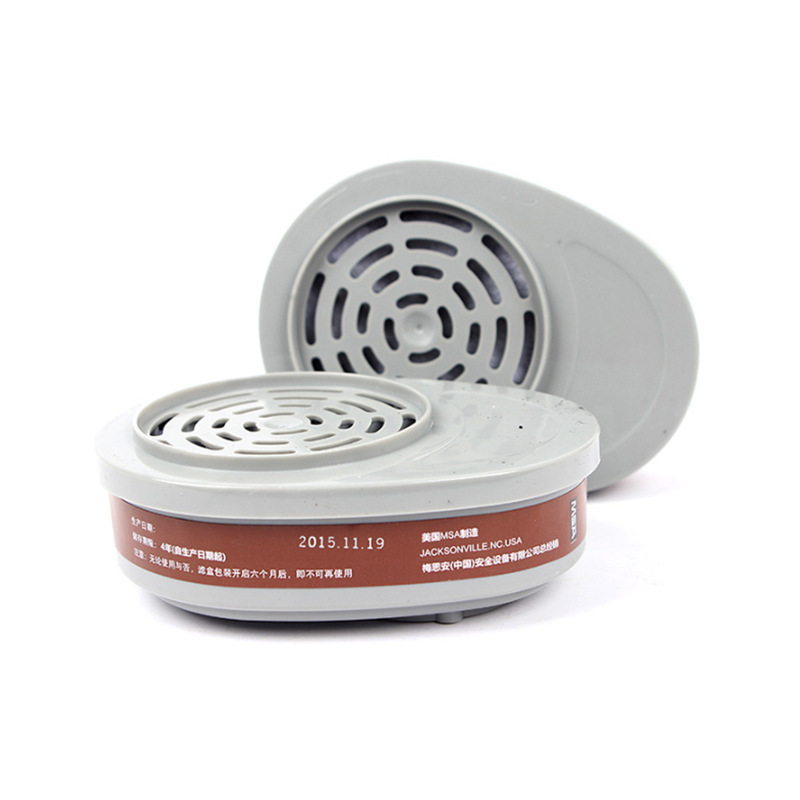 MSA10120785 máscara de gas respirador máscara de polvo químico de pintura caja de filtro de gas