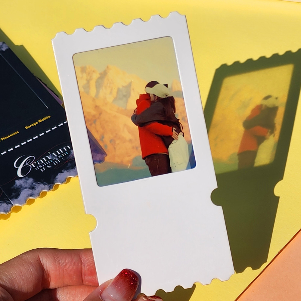 Customized film + blank ticket stub