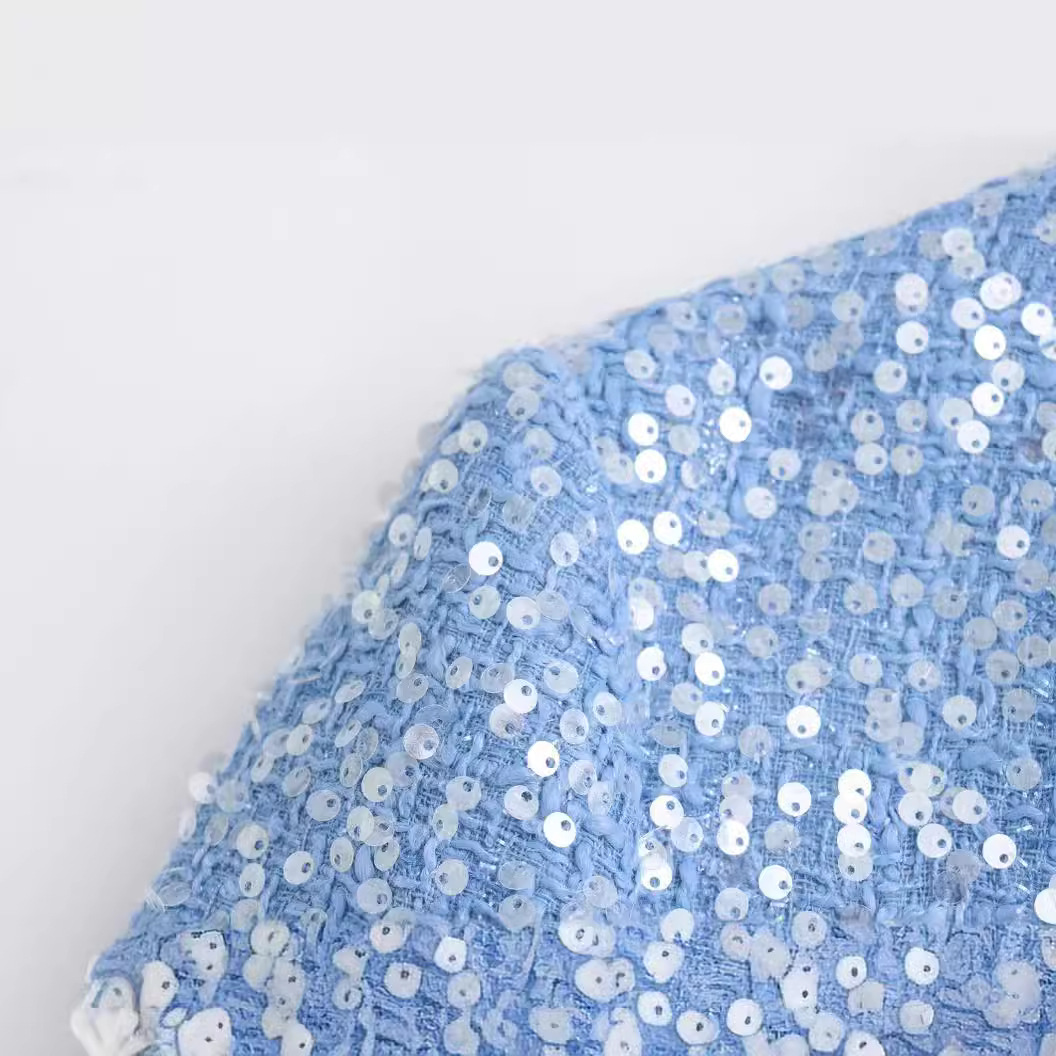 Women's clothing 2024 spring new style wind bead embellished short jacket_voghion.com