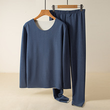 无痕保暖内衣男士加厚加绒防寒德绒大码秋衣秋裤套装秋冬季