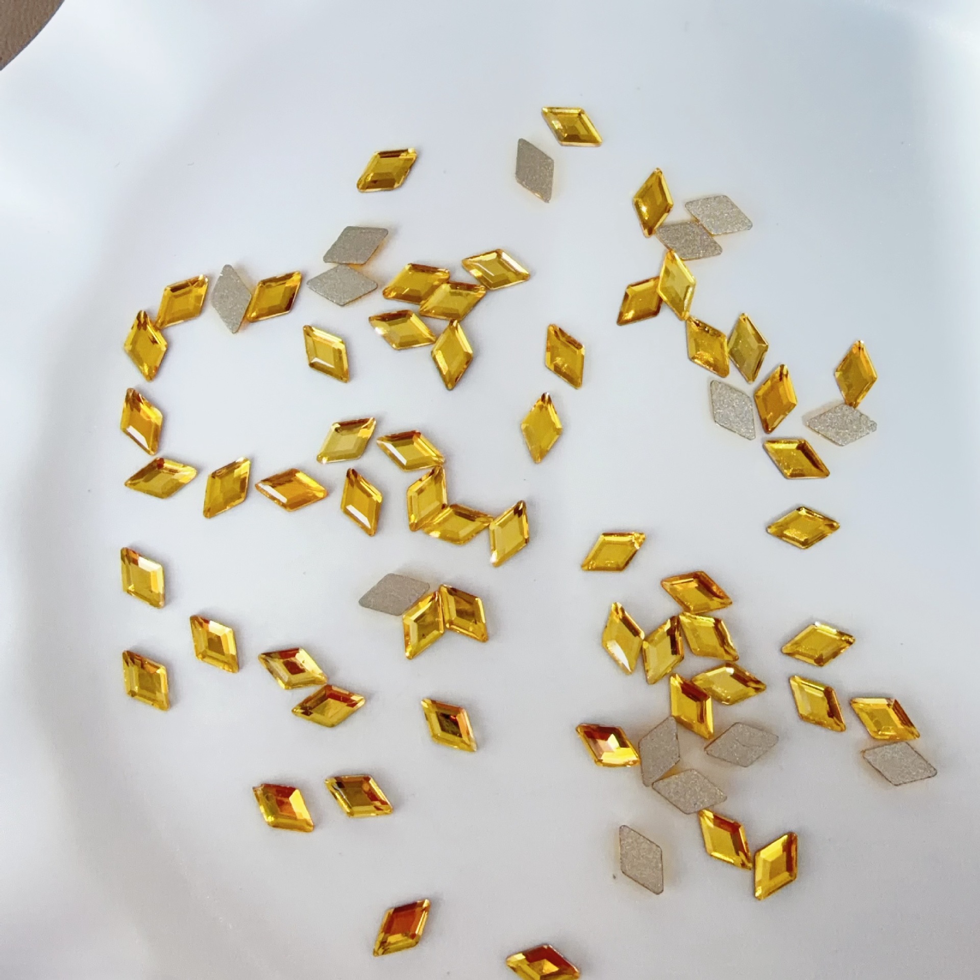 4x6mm 다이아몬드 골든