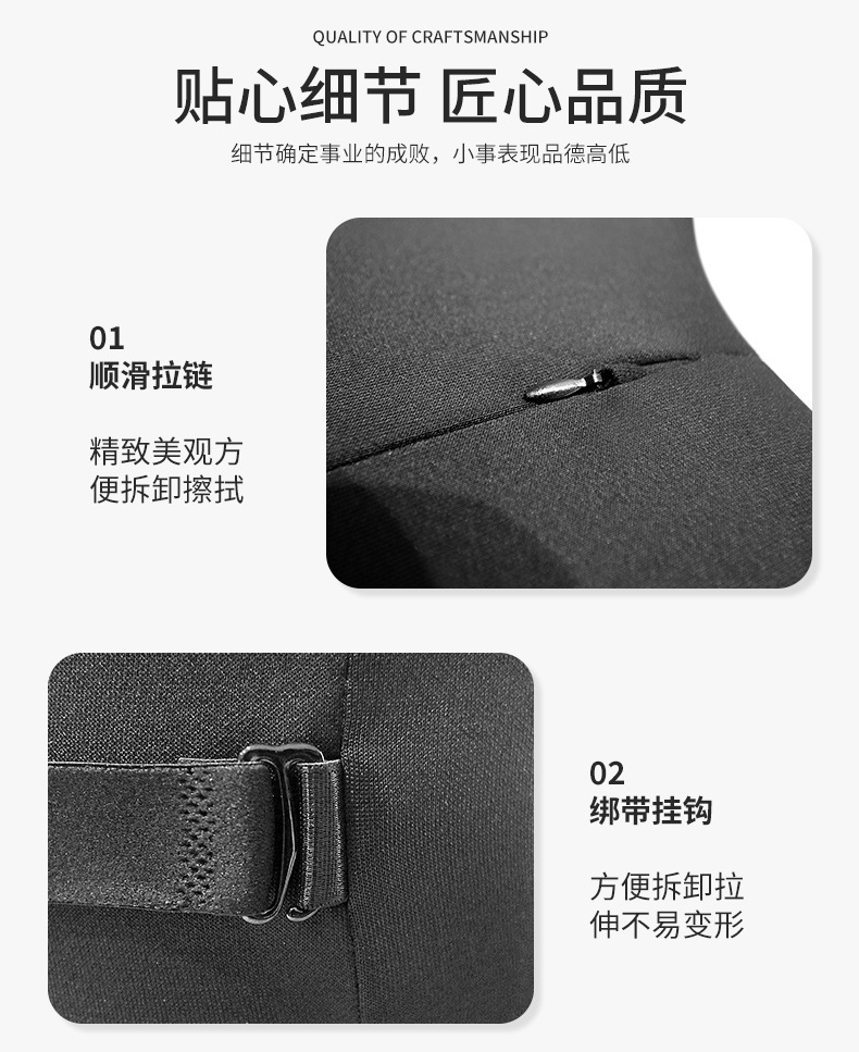 Car Headrest Massage Lumbar Support Shoulder and Neck Pillow Car Pillow Car Booster Pillow Memory Foam Back Cushion Factory