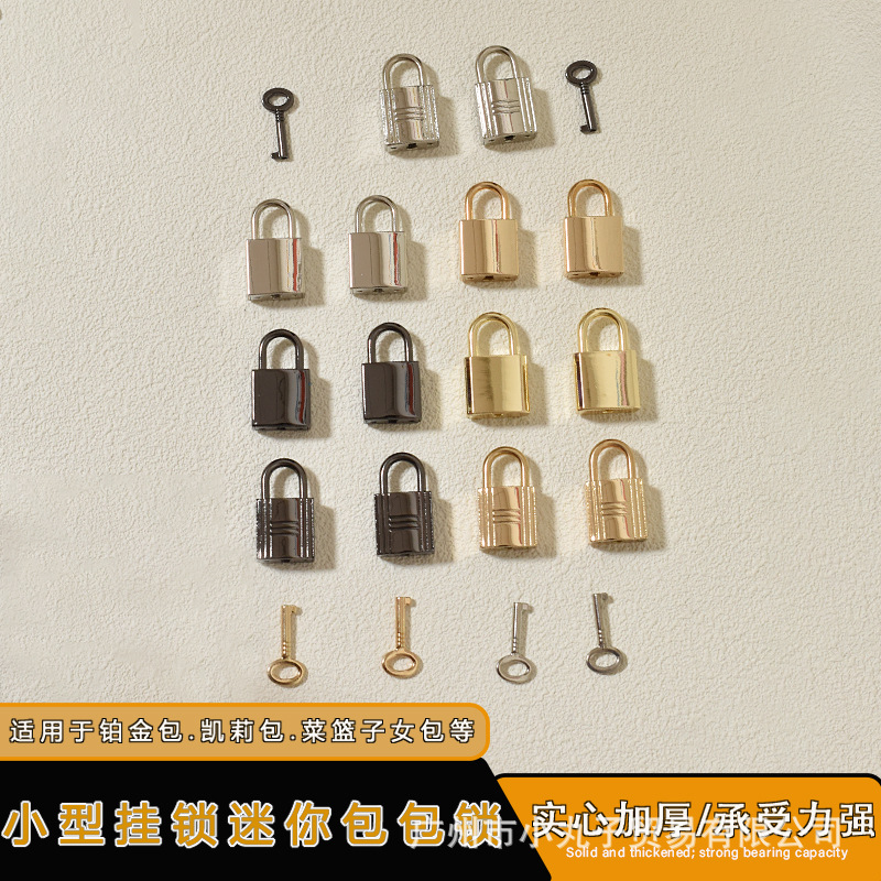 Metal Bag Lock, Jewelry Lock, Kelly Bag Decorative Lock, Hardware Accessories Lock, Large Eye Bag Padlock, Luggage Lock
