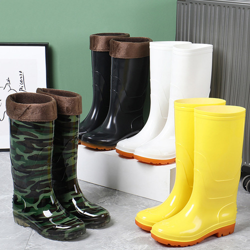 High-Ceiling Waterproof Rain Boots for Men and Women, Work Safety Shoes, Anti-Slip Rain Boots, Rubber Boots, Fishing and Farming Waterproof Shoes, Unbranded Water Shoes, Wholesale