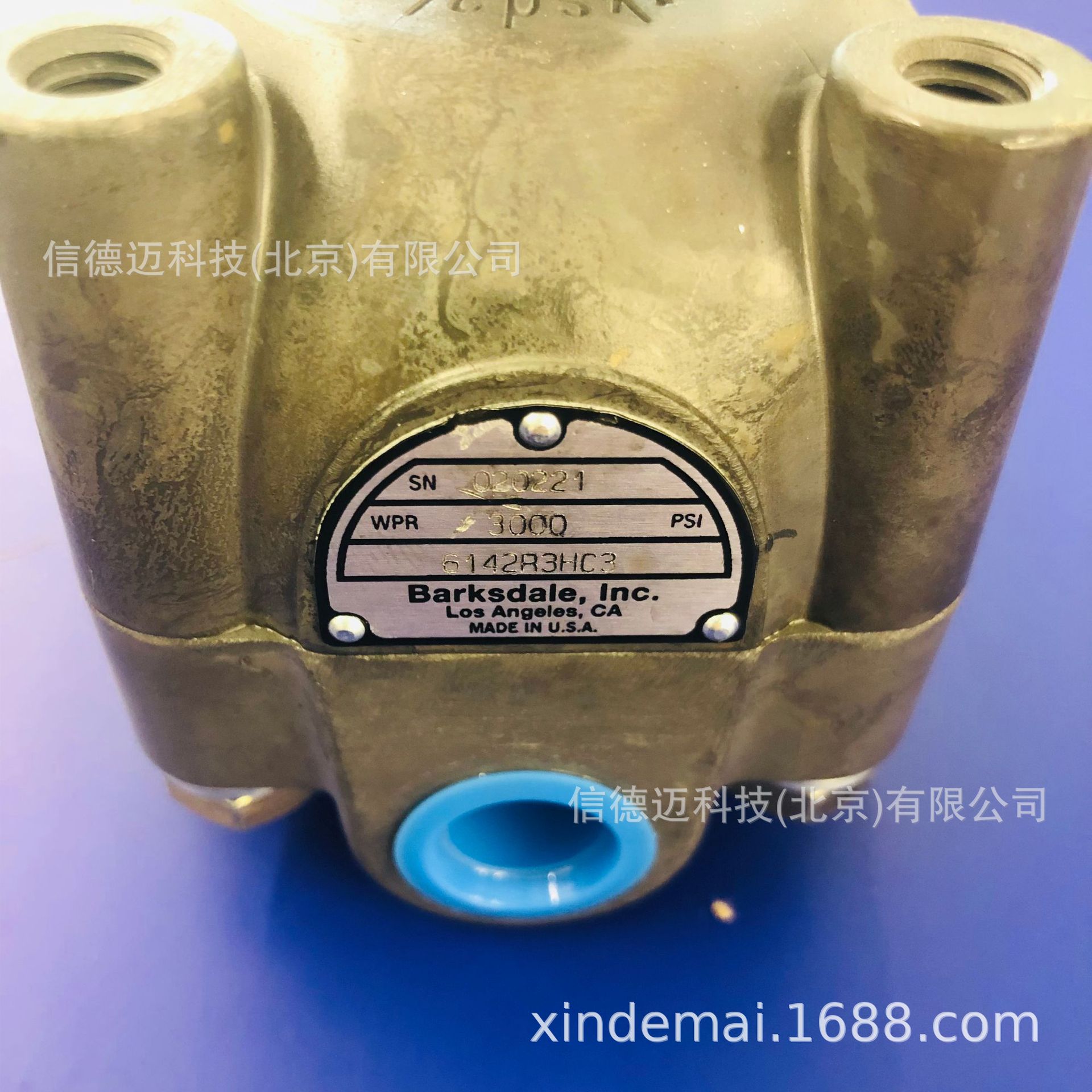 Barksdale高压换向阀6142R3HC3