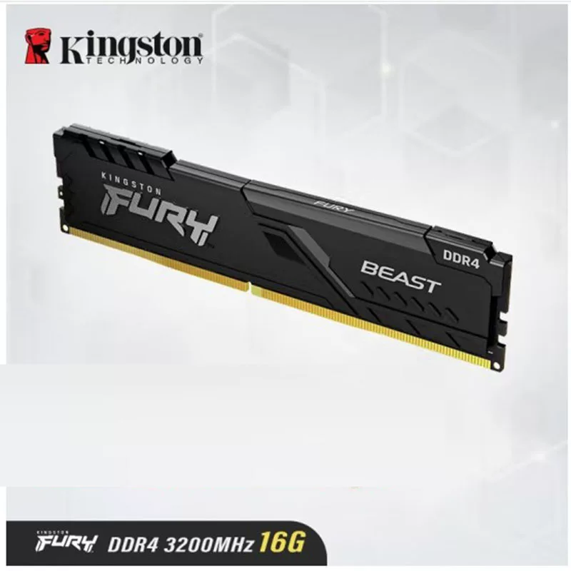 Настольная память (Kingston) Beast (Fury), DDR4 3200/3600, модули по 8–32 ГБ
