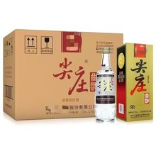 尖庄曲酒白标52度浓香型整箱12瓶纯粮食白酒整箱批发一件代发