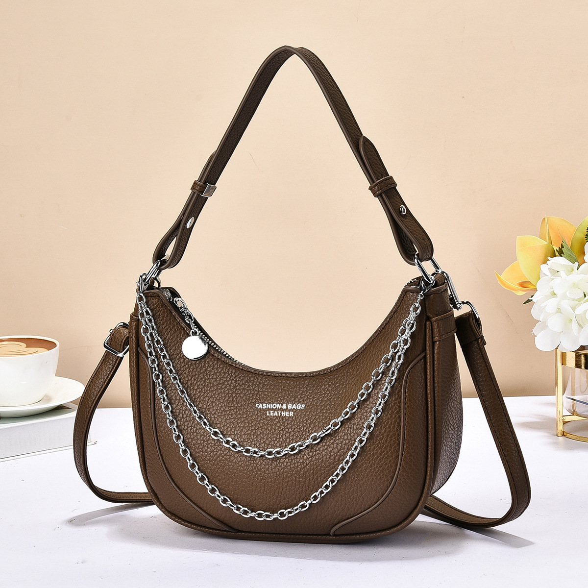 Bolso de mano casual de moda simple y lujoso bolso de brazo de estilo coreano bolso de hombro diario bolsos transfronterizos