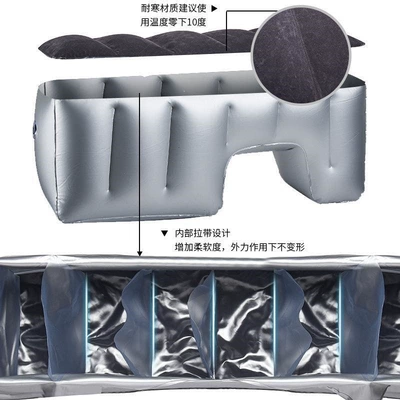 Vehicle-mounted inflatable bed — rear seat inflatable bed, car